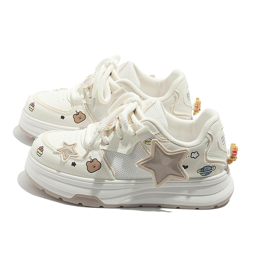 Amazon.com | Lanverth Star Shoes Women's Fashion Sneakers